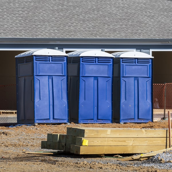 how do you ensure the portable restrooms are secure and safe from vandalism during an event in Phillips